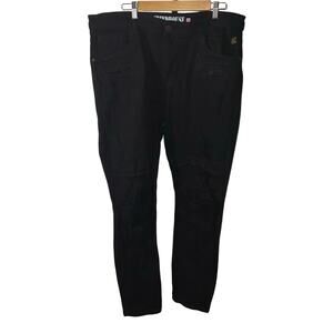 Grindhouse Black Distressed Skinny Jeans Size 40x32